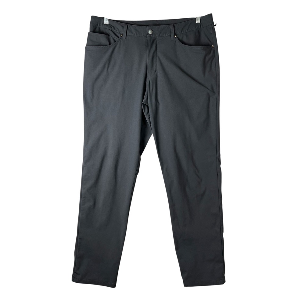 Lululemon ABC Classic Fit Warpstreme‎ Mens Size 36 (38x31) Obsidian Gray LM5ADES